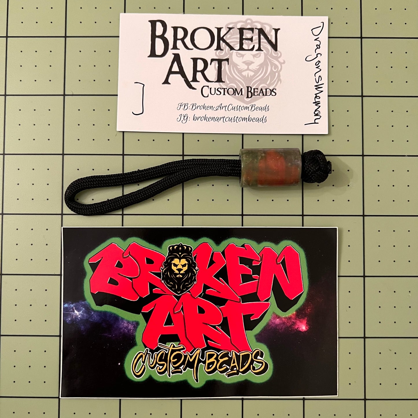 Broken Art Bead Dragons Memory # 1